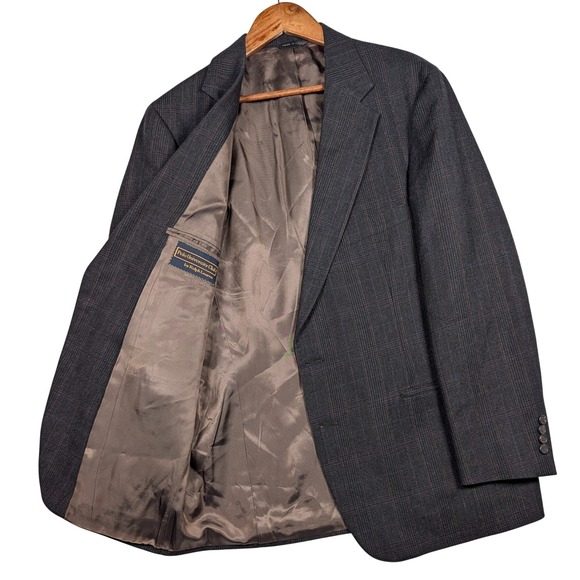 Polo University Club by Ralph Lauren Other - Vintage Polo University Club Ralph Lauren Blazer Mens 42R Glen Plaid Wool USA‎